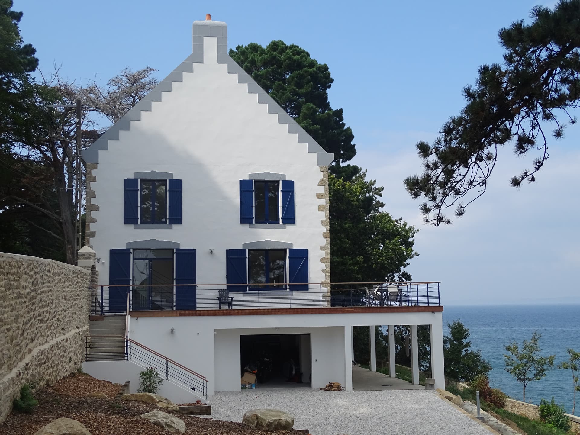 Rénovation maison avec terrasse